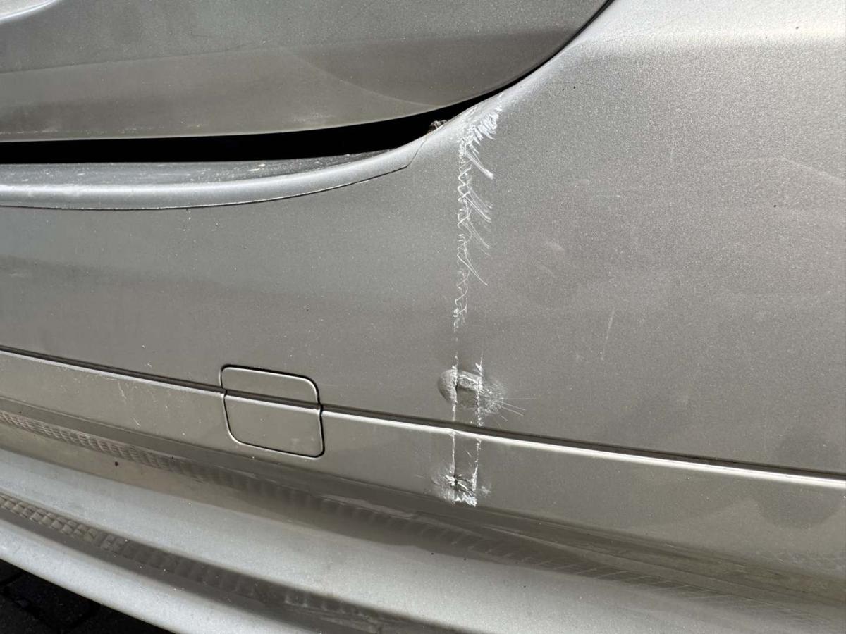 BMW 3er E91 original Sto&szlig;stange Stossf&auml;nger hinten A53 Platinbronze Kombi Bj.2008